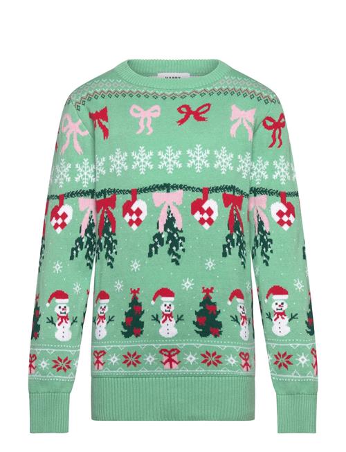 Cute Christmas Ribbon Sweater - Kids Christmas Sweats Green