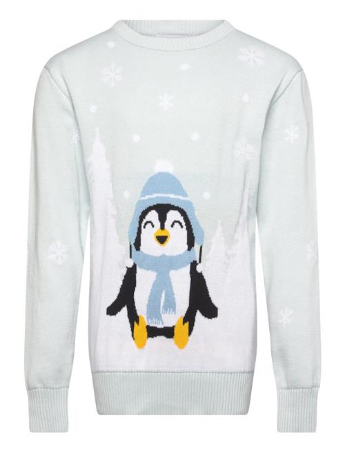 The Cute Pinguin Sweater Christmas Sweats Blue