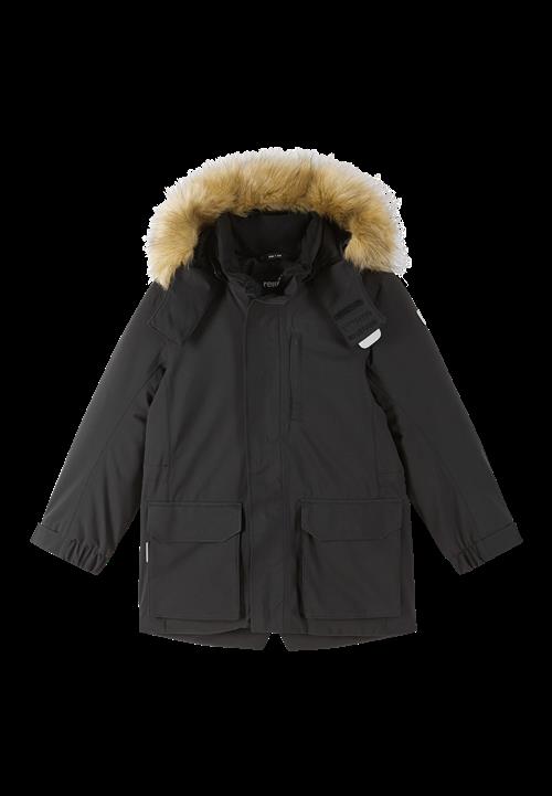 Reima Ajaton Reimatec Vinterjakke Black  Black-116 cm  Sort  116 cm  unisex