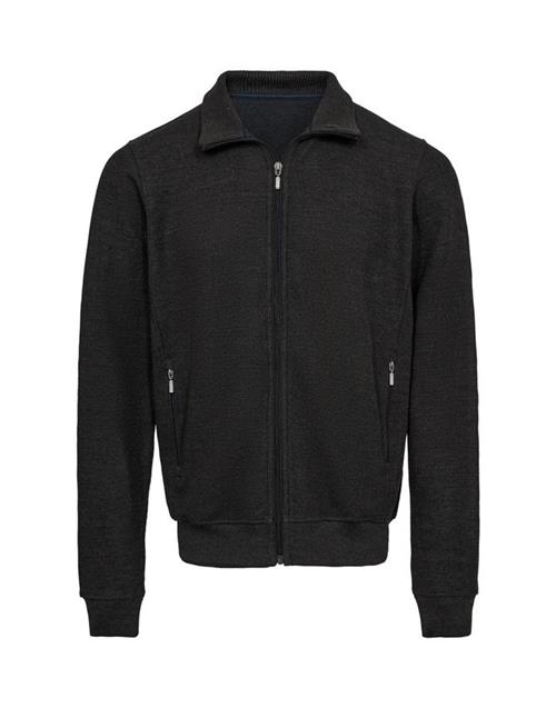 Se Full zip casual striktrøje hos Din tøjmand