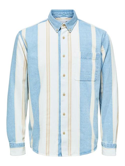 SLHBRAD 23903 STRIPE LS LOOSE DNMSH