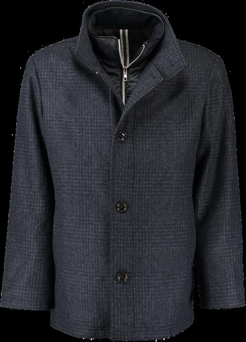 Regular fit wool jacket