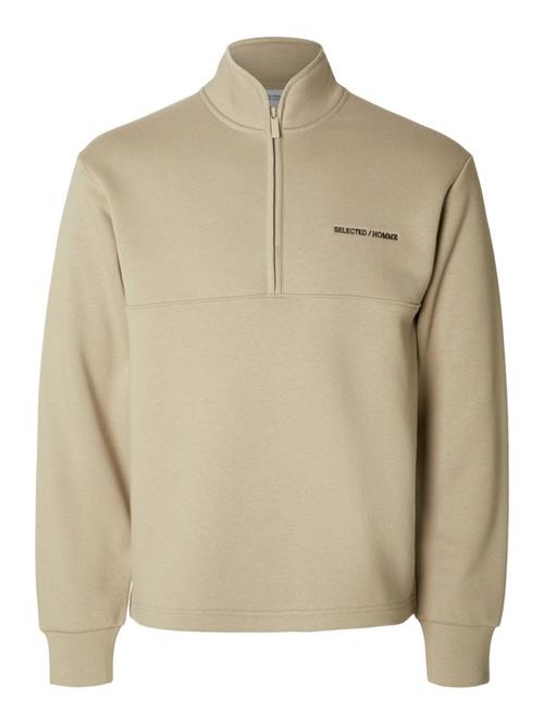 SLHHANKIE LOGO HIGH NECK ZIP SWEAT