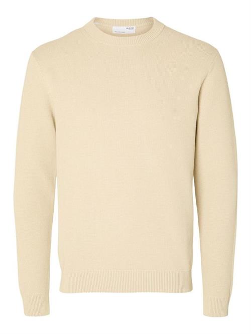 Se SLHDANE LS KNIT STRUCTURE CREW NECK hos Din tøjmand