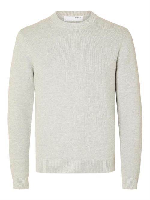 Se SLHDANE LS KNIT STRUCTURE CREW NECK hos Din tøjmand