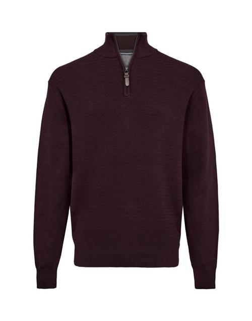 Se Reg fit structure half zip hos Din tøjmand