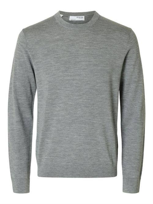 Se SLHTRAY LS KNIT MERINO CREW NECK NO hos Din tøjmand