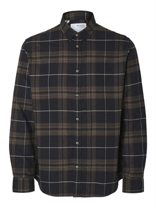 Se SLHSLIMOWEN-FLANNEL SHIRT LS NOOS hos Din tøjmand