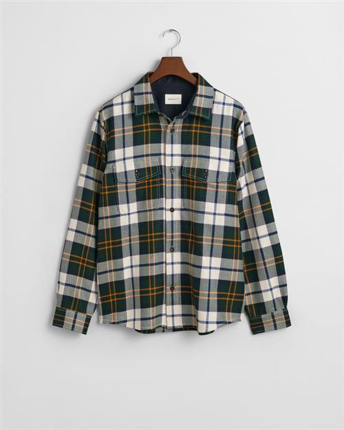 HERRINGBONE CHECK OVERSHIRT