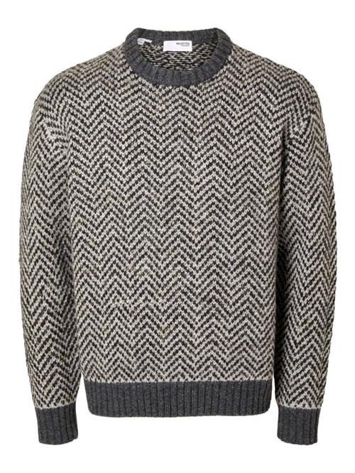 SLHHARRY LS KNIT RELAXED CREW NECK