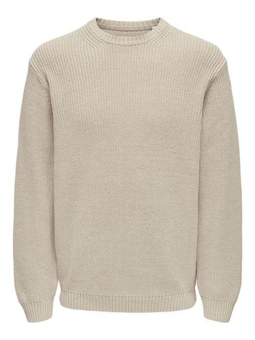 ONSROSU REG 7 WASH CREW KNIT