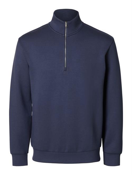 SLHEMANUEL SOFT ZIP HIGH NECK SWEAT