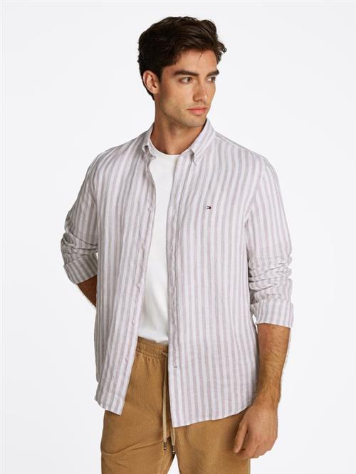 LINEN ESSENTIAL STRIPE RF SHIRT