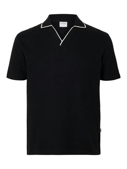 SLHSANGEV SPLIT NECK SS POLO