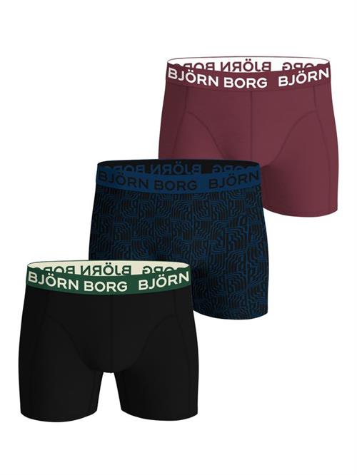 COTTON STRETCH BOXER 3p, MULTIPACK 12