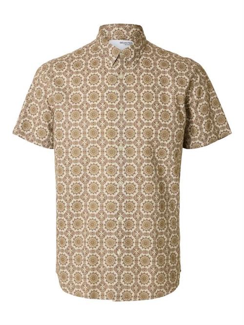 SLHREGNEW-LINEN SHIRT SS CLASS