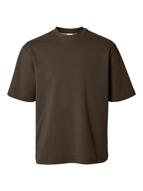 Se SLHLOOSEOSCAR SS O-NECK TEE NOOS hos Din tøjmand