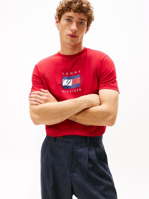 LINEAR FLAG GRAPHIC TEE