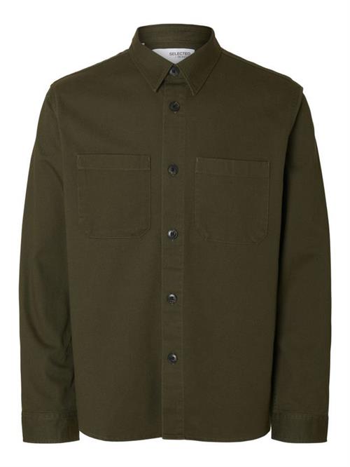 SLHTRAVIS TWILL OVERSHIRT LS NOOS