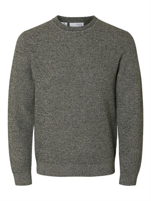 Se SLHROSS LS KNIT STRUCTURE CREW NECK hos Din tøjmand
