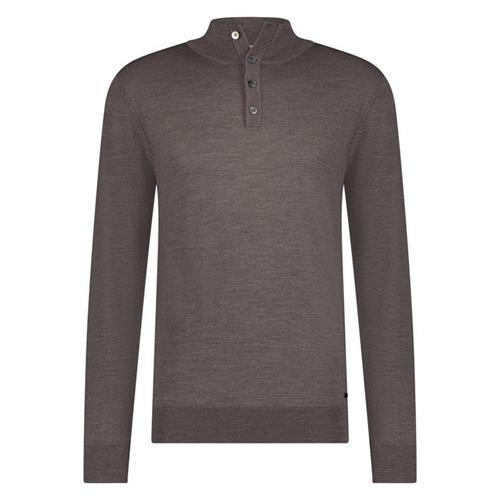 GUS BUTTONED POLO MERINO