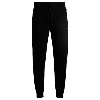 BOSS Waffle Pants With Cuff Sort X-Large Herre