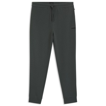 BOSS Waffle Pants With Cuff Mørkgrøn  Large Herre