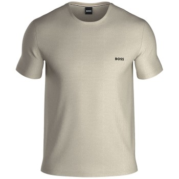 BOSS Waffle T Shirt Offwhite Large Herre
