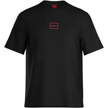 HUGO Laze T-Shirt Sort bomuld Large Herre