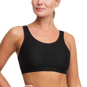 Swegmark BH Core Sports Bra Moulded Cups Sort polyamid X-Large Dame
