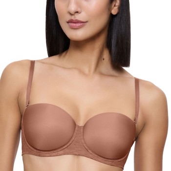 Triumph Bh Signature Sheer Wired Balconette Bra Brun C 90 Dame