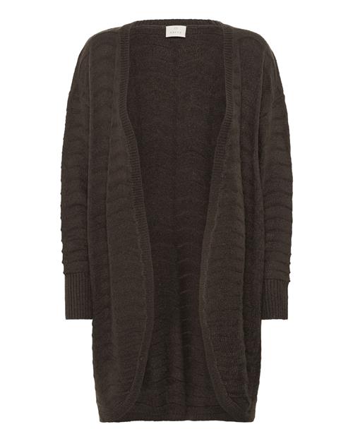 Kaffe Cardigan 'KAEmria'  mørkebrun