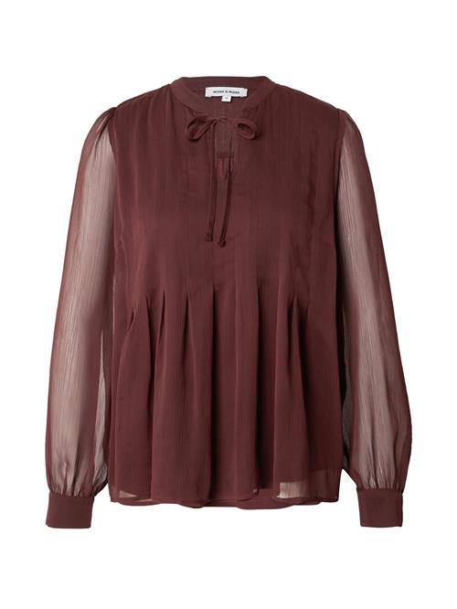 MORE & MORE Bluse  kastaniebrun