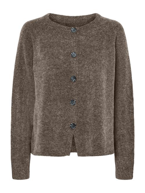 PIECES Cardigan 'PCJIKO'  mørkebrun