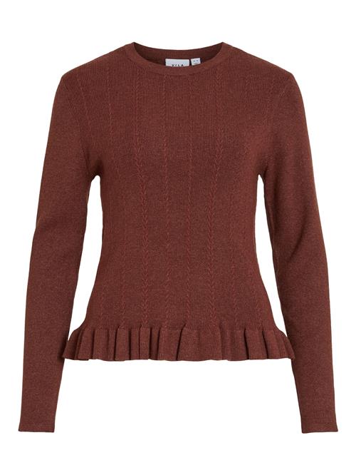 VILA Pullover 'NORTHY'  burgunder