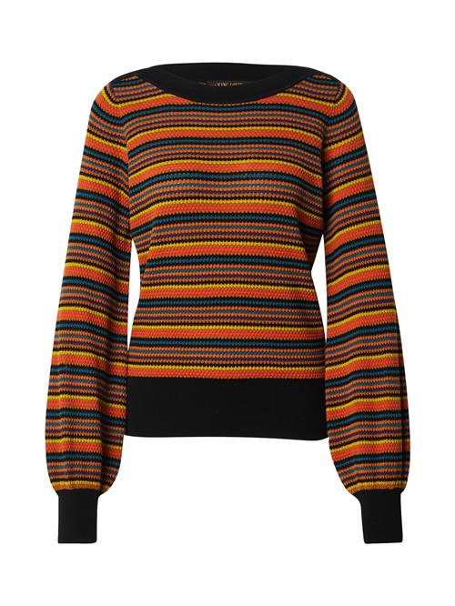 King Louie Pullover 'Audrey Bell'  mørkeblå / orange / rød / sort