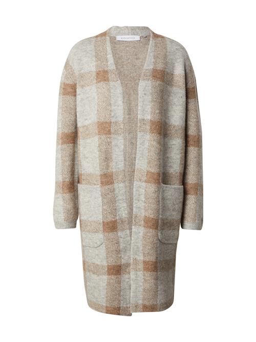 RINO & PELLE Cardigan 'Giulia'  brun / grå-meleret