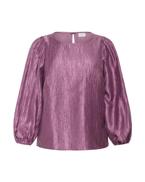 KAFFE CURVE Bluse  lysviolet