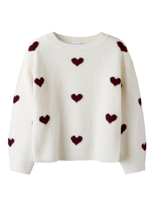 NAME IT Pullover  sort / hvid