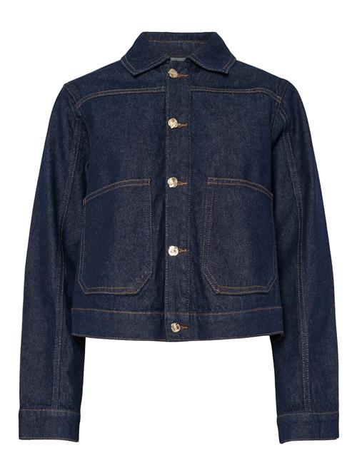 PIECES Overgangsjakke  black denim
