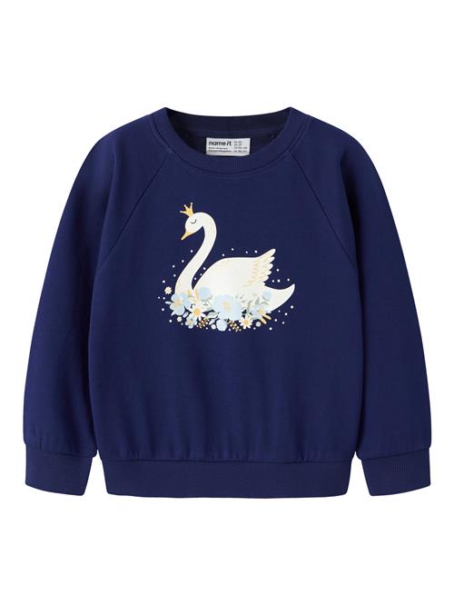 NAME IT Sweatshirt Venus Beacon Blue Princess Swan