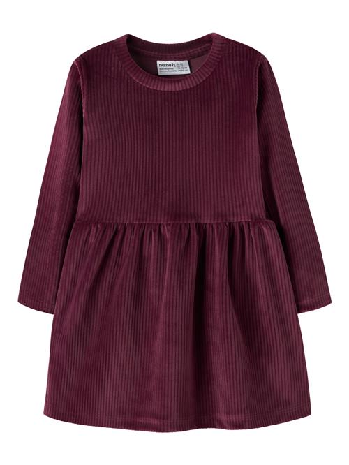 Se NAME IT Velour Kjole Veloa Burgundy hos SmartKidz
