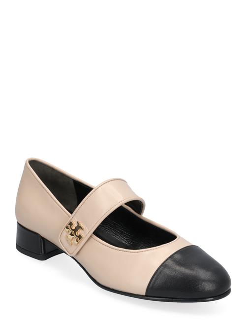 Cap-Toe Mary Jane Heel Ballet 25Mm Tory Burch Beige