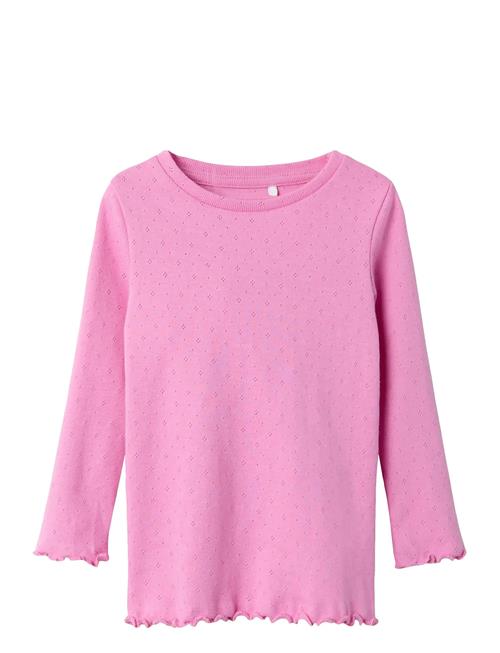 Nmfnimisa Ls Slim Top Name It Pink