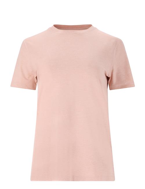 Alvaly W Melange S/S Tee Endurance Pink