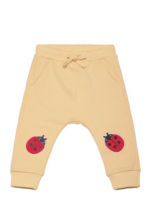 Sweatpants Knee Patch Lindex Yellow