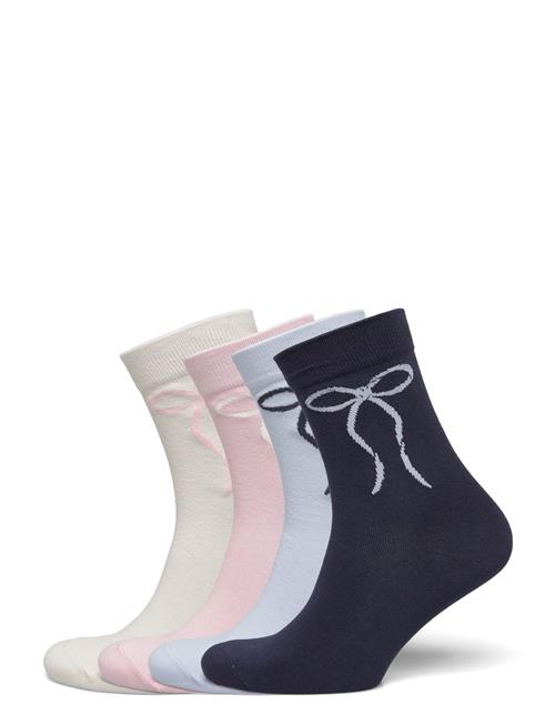 Sock 4 P Placement Bow Lindex Patterned