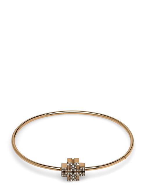 Eleanor Pave Hinged Cuff Tory Burch Gold