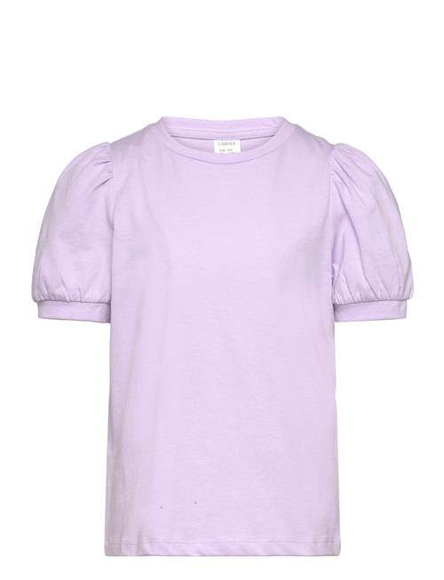 Top Basic Puff Sleeve Lindex Purple