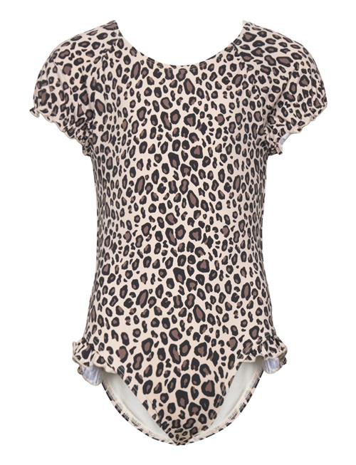 Swimsuit Singoalla Aop Lindex Brown